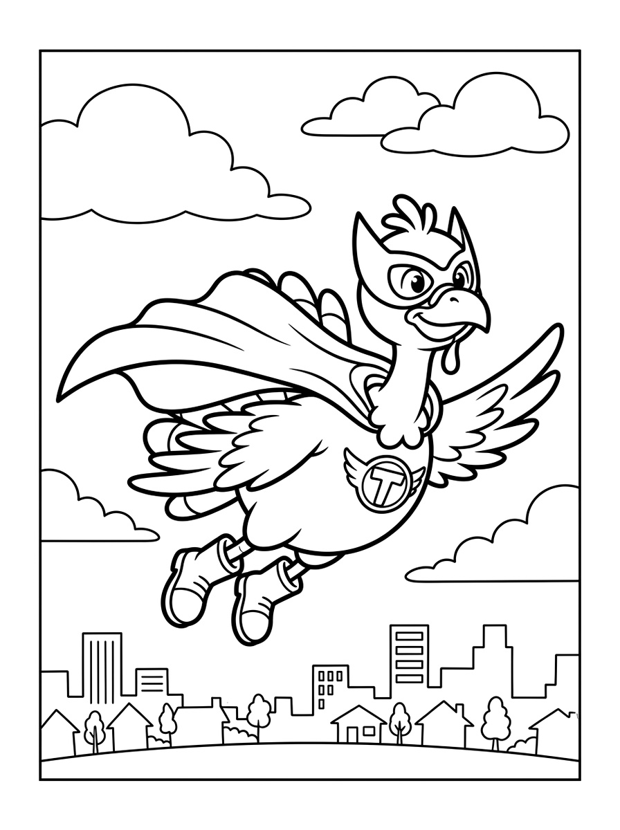 Disguise a Turkey as a Flying Superhero with Cape